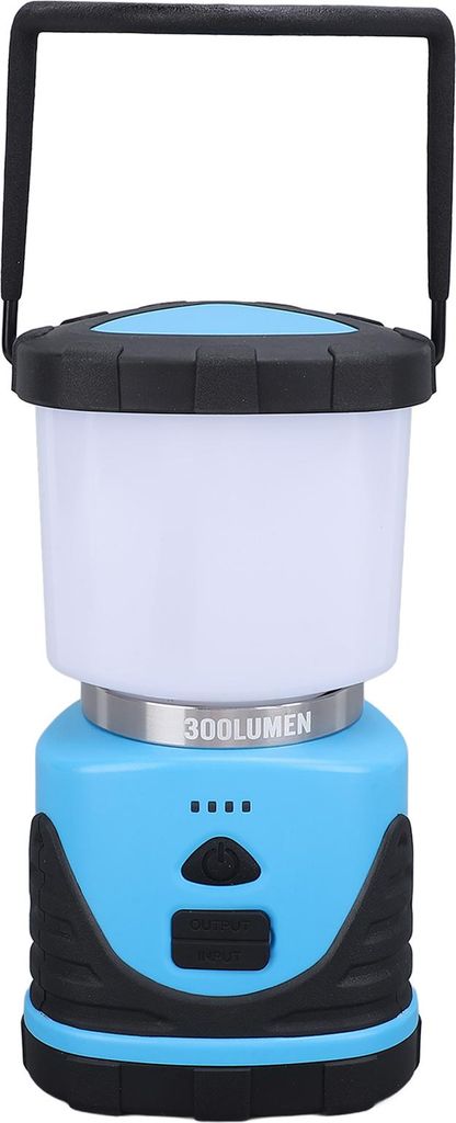Camping Laterne 300LM 3 Modi IP65 wasserdicht USB wiederaufladbare tragbare Zelt Licht für Notfall Stromausfall Wandern Camping Essentials blau