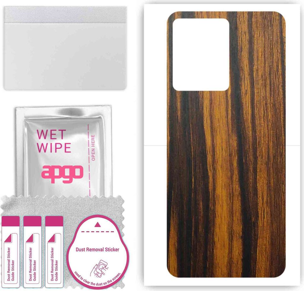 apgo Rückseite Schutzfolie, Skin, kompatibel mit Realme GT 2 Master Explorer, Hinten Displayschutzfolie aus Vinylfolie, kratzfest, einfache Montag...