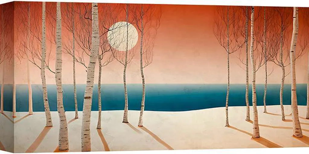 Habillez un grand mur vide avec le tableau Sayaka Miko 100x50 cm
