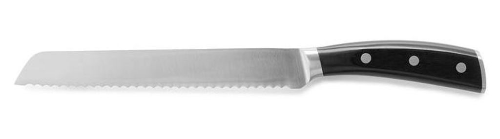 6x Brotmesser Classic Style, 33 cm, Klingenstahl 420, Edelstahl