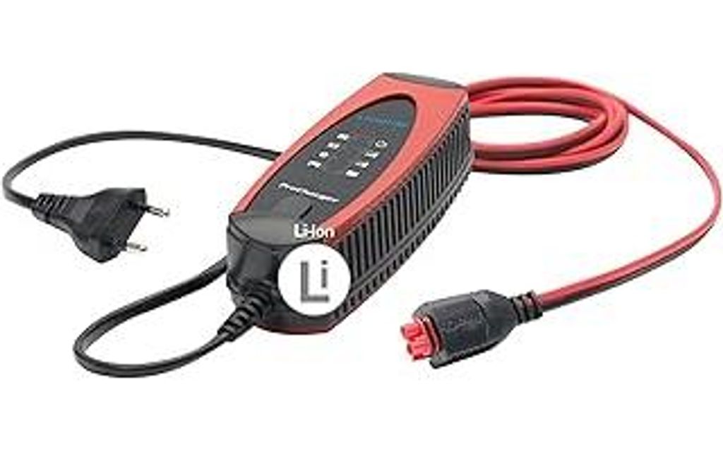 ProCharger 1.000 Lithium Batterieladegerät, Intelligentes Motorrad- & Autobatterie Ladegerät für 12 V Lithium-Ionen-Starterbatterien, Erhaltungs...