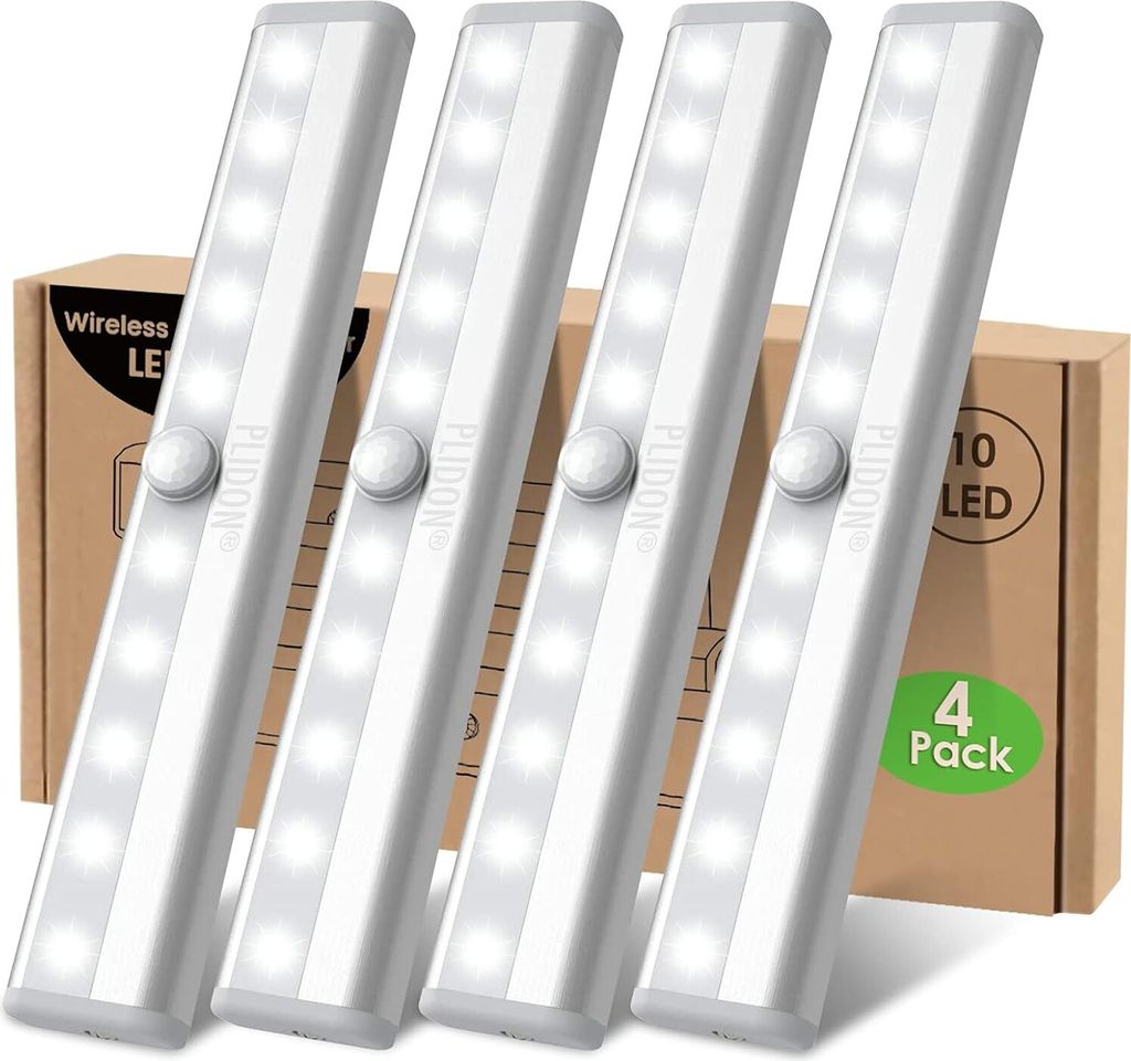 LED-Lampe mit Bewegungsmelder, Akku für den Innenbereich, Produktbild 