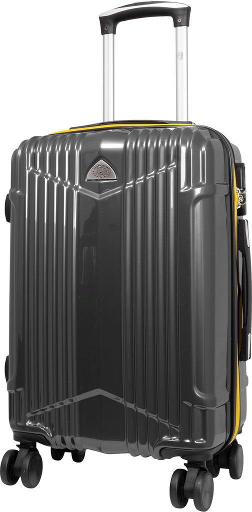 Polycarbonat Kleiner Handgepäck Reisekoffer Daytona 58 cm Hartschale Anthrazit