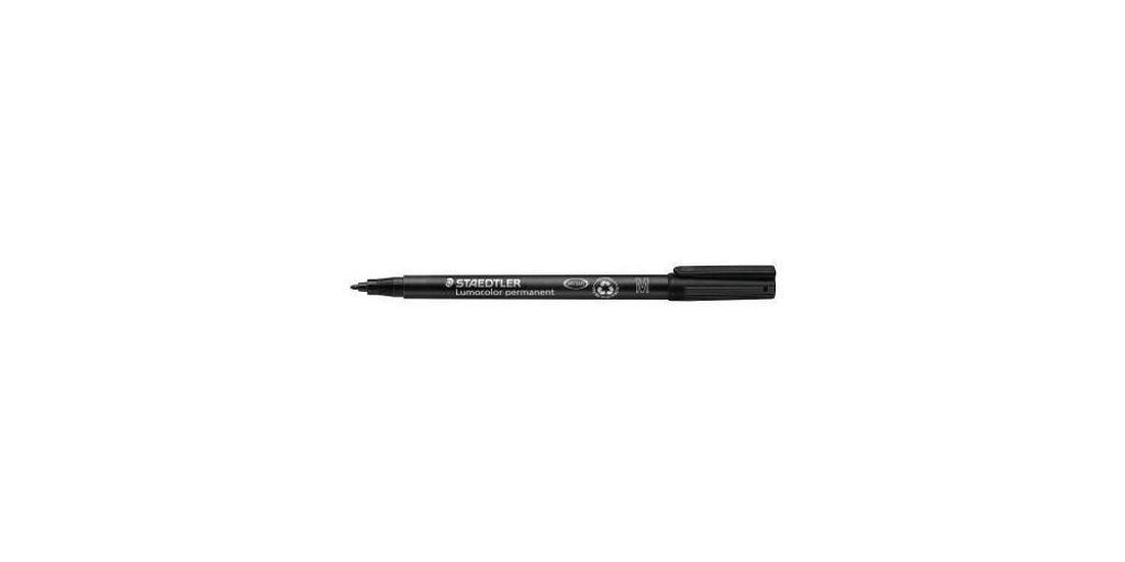 STAEDTLER Folienstift Lumocolor 317-9 1mm permanent schwarz Produktbild 