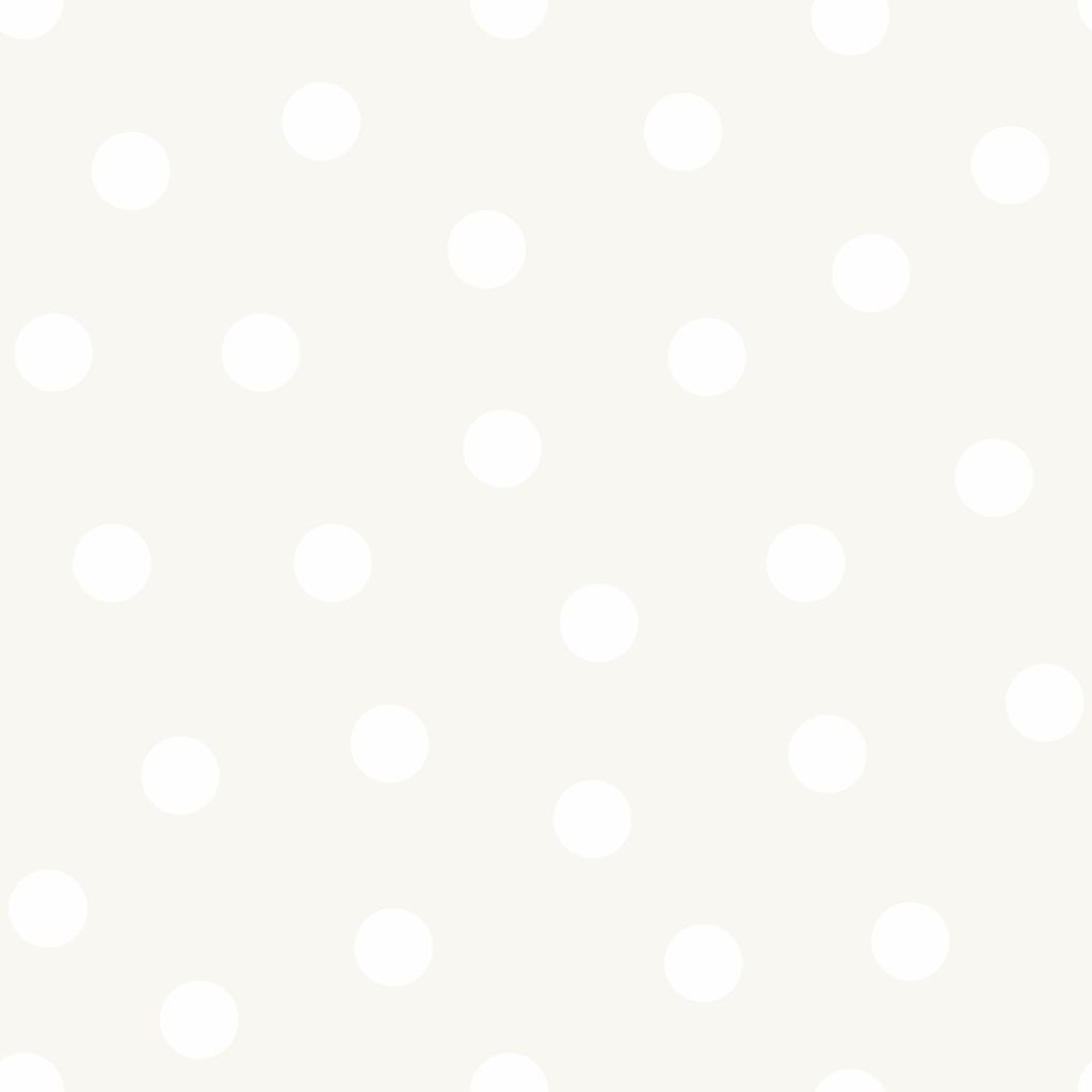 Origin Wallcoverings Tapete Punktmuster Weiß und Silbergrau 53 cm x 10.05 m