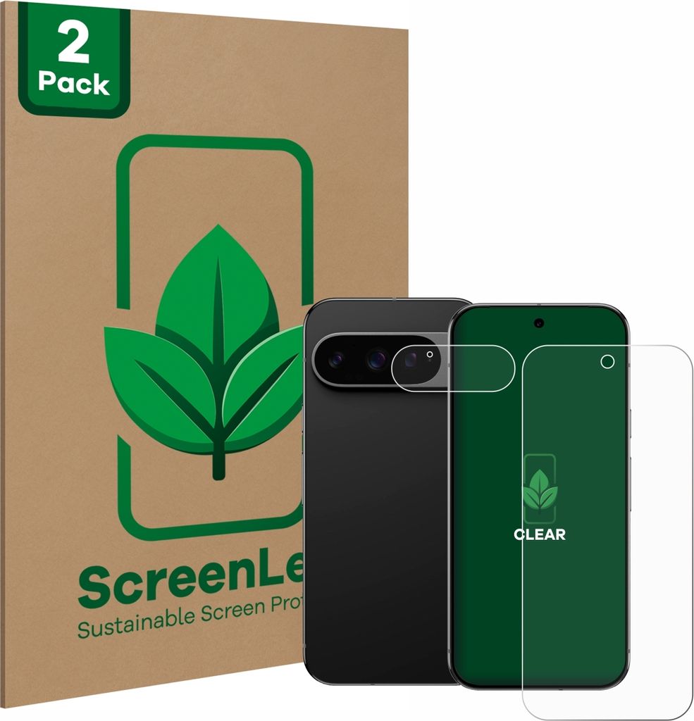 2x ScreenLeaf Schutzfolie für Google Pixel 9 Pro Produktbild 
