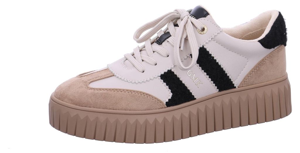 Marco Tozzi sportowe sznurowane buty w kolorze beżowym, Zdjęcie produktu 