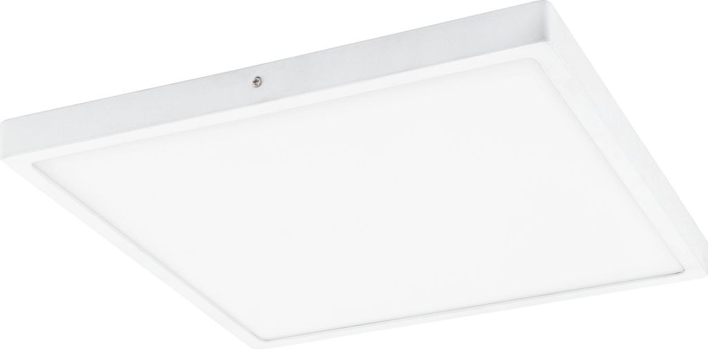 EGLO LED Deckenleuchte Fueva 1, 1 flammige Deckenlampe, Material: Aluminium, Kunststoff, Farbe: Weiß, L: 40x40 cm, neutralweiß
