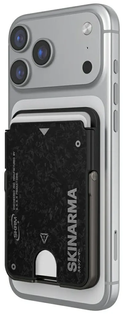 Porte-cartes Magnétique avec Support Vidéo Intégré pour Smartphone Onyx