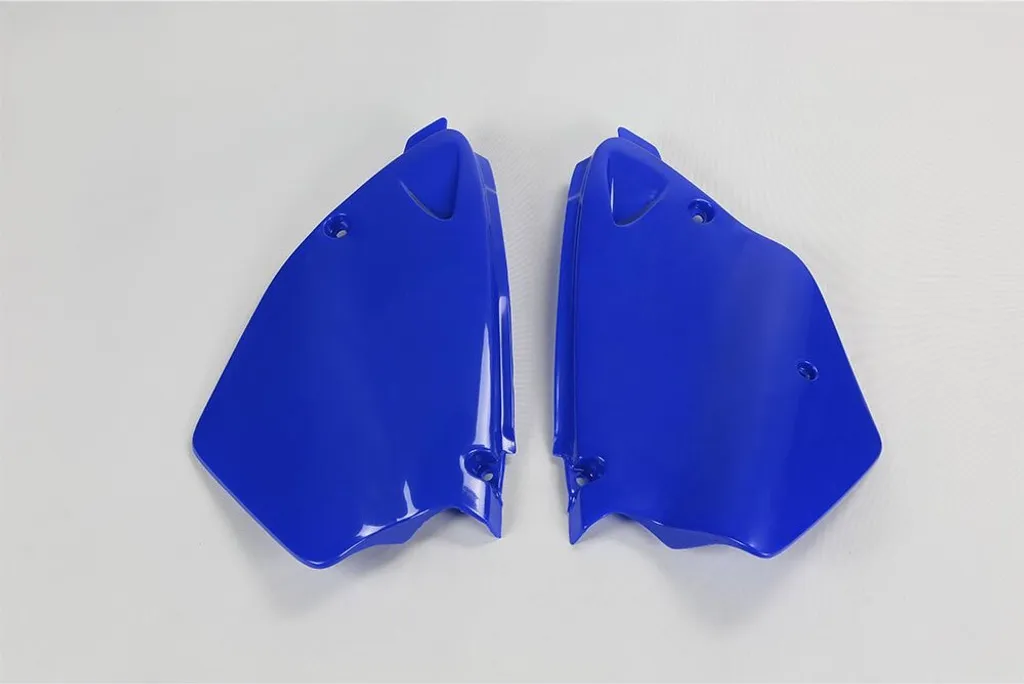 Caches Latéraux de Radiateur Moto Cross Bleu Ufo pour Refroidissement