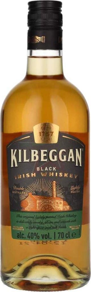 Kilbeggan Black Irish Whiskey 40.0 % 0,70 lt.