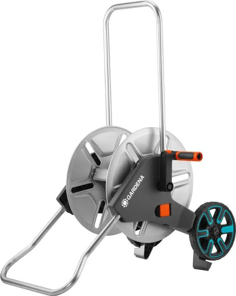 GARDENA AquaRoll M Métal : Fini les tuyaux emmêlés avec ce dévidoir pro