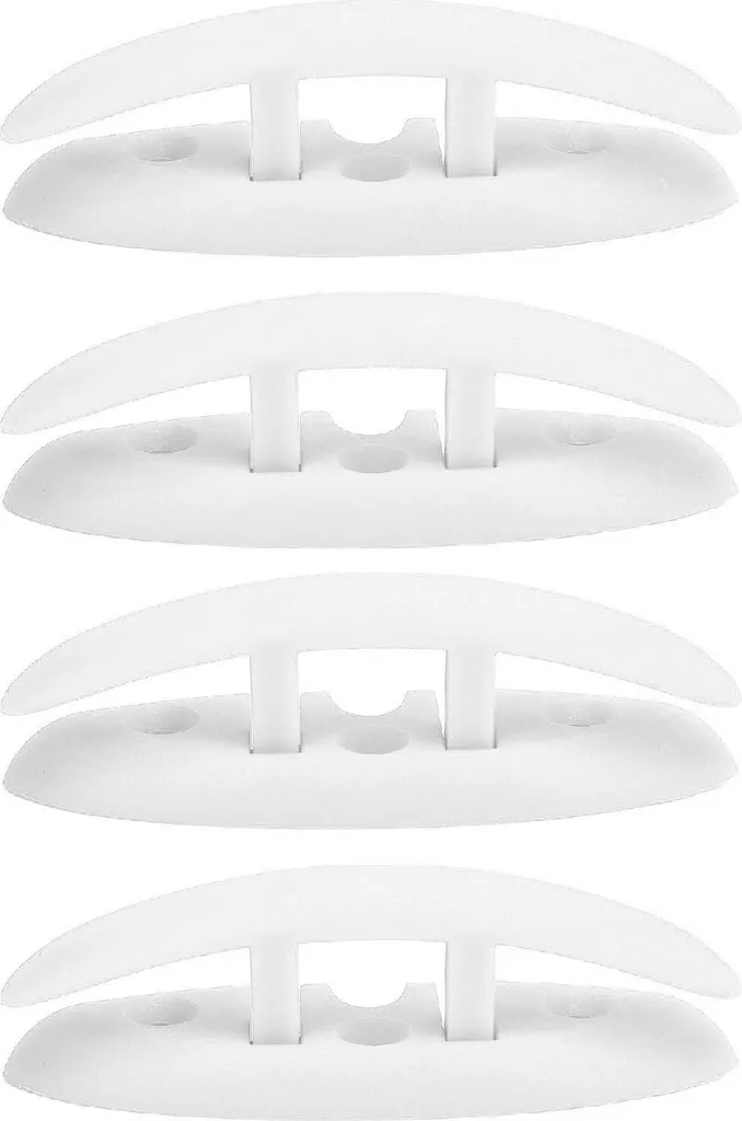 Set 4 Bitte a Scomparsa Nylon 5 Pollici | Accessori Nautici Alta Resistenza
