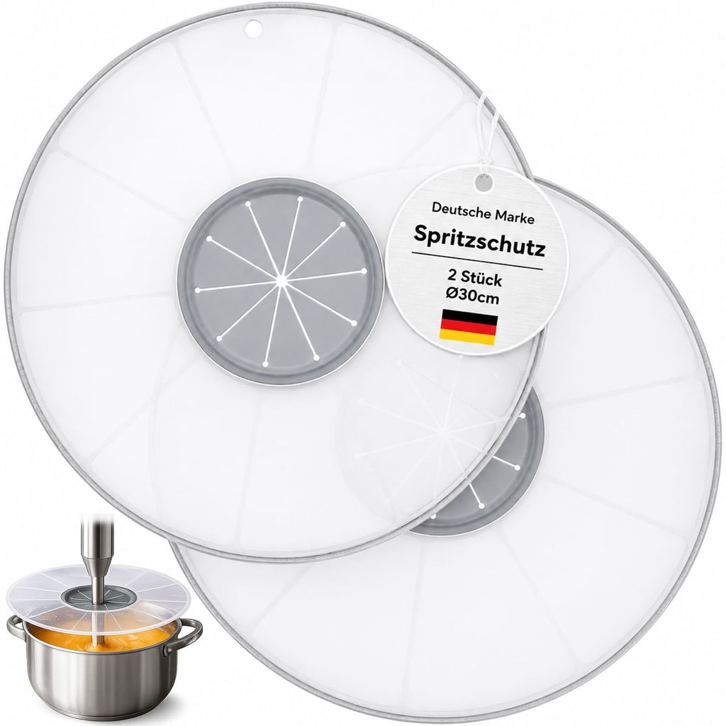 Spritzschutzdeckel 2er Set Spritzschutz Schutzdeckel für Produktbild 