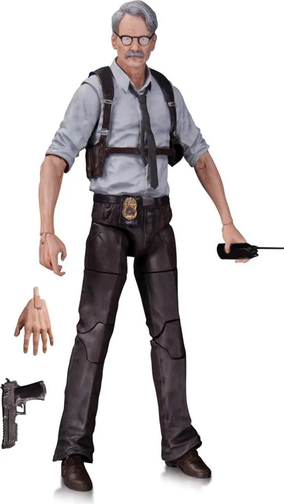 Batman Arkham Knight Commissaire Gordon Figurine 17cm Articulée