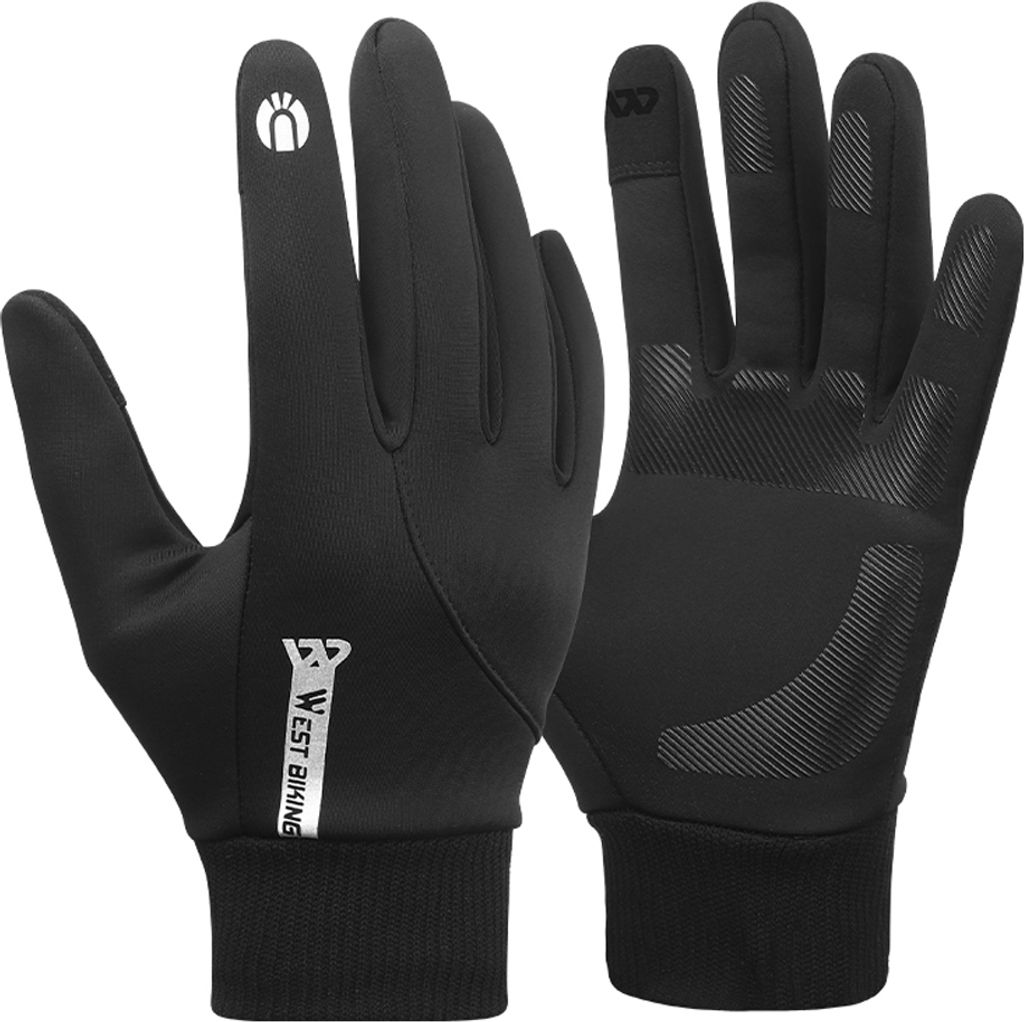 Wasserdichte, winddichte Fahrradhandschuhe, Winter-warme Touchscreen-Fahrradhandschuhe, thermische Outdoor-Sport-Ski-Strassen-Fahrradhandschuhe