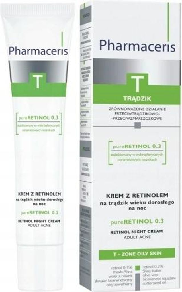 PHARMACERIS T PURERETINOL Aknecreme 40 ml Produktbild 