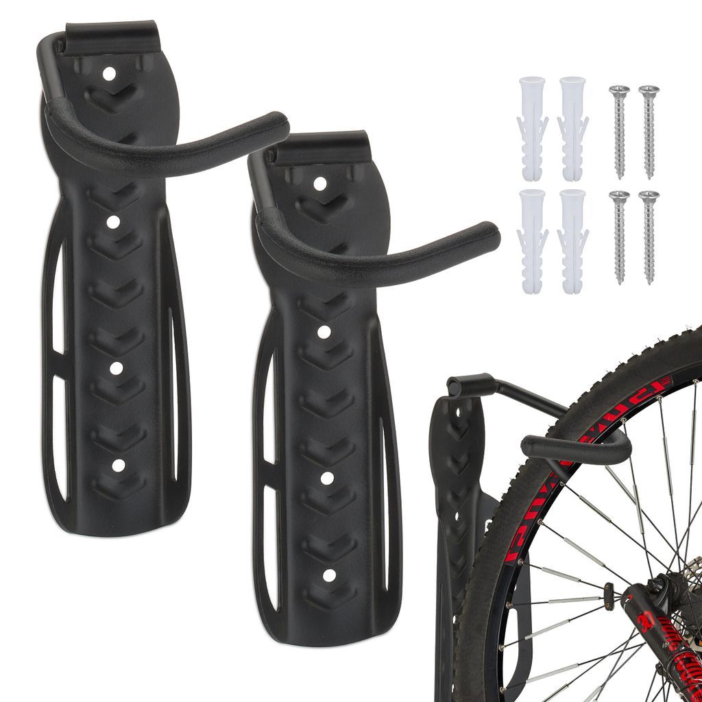 6 ks nástenných držiakov na bicykle, do garáže alebo Obrázok produktu 
