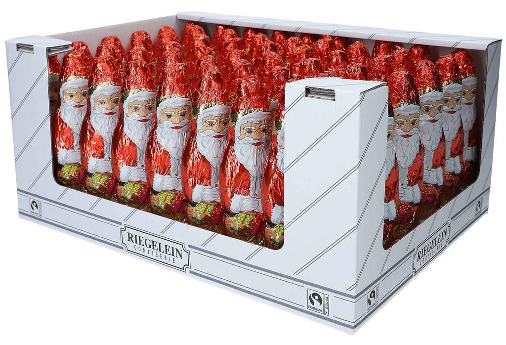 Riegelein Weihnachtsmann 54x60g Produktbild  KI-generiertes Bild