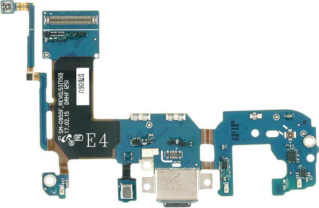 Ladebuchse für Samsung Galaxy S8 Plus (SM-G955F) USB-C Flexkabel Mikrofon Ladeanschluss Lade Eingang