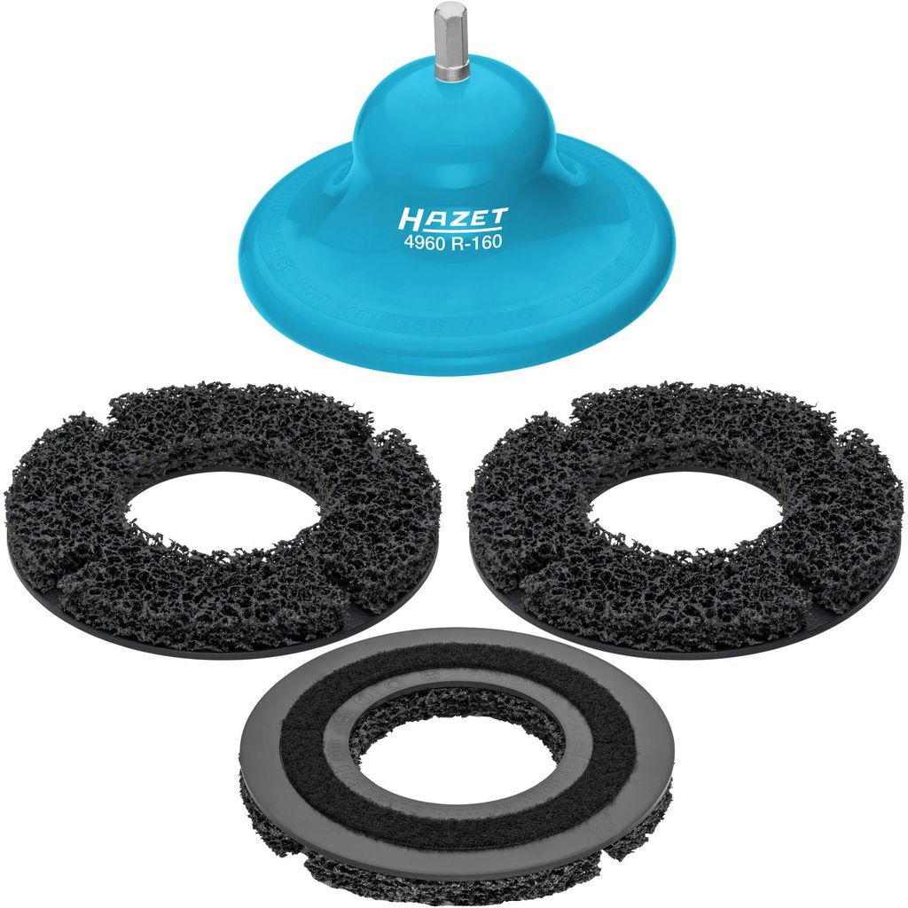 HAZET 4960R-160/4, brúsne koleso, Kov, 500 ot/min, Čierna, Obrázok produktu 