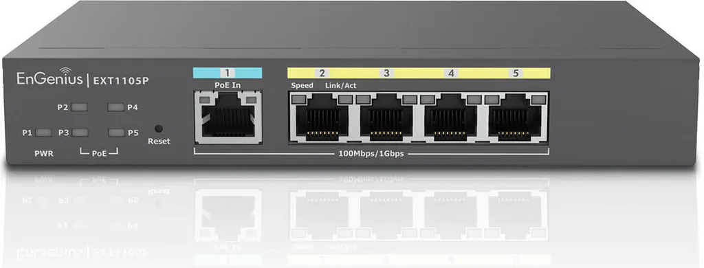 Switch PoE Cloud pour caméras IP EnGenius EXT1105P Managed Gigabit