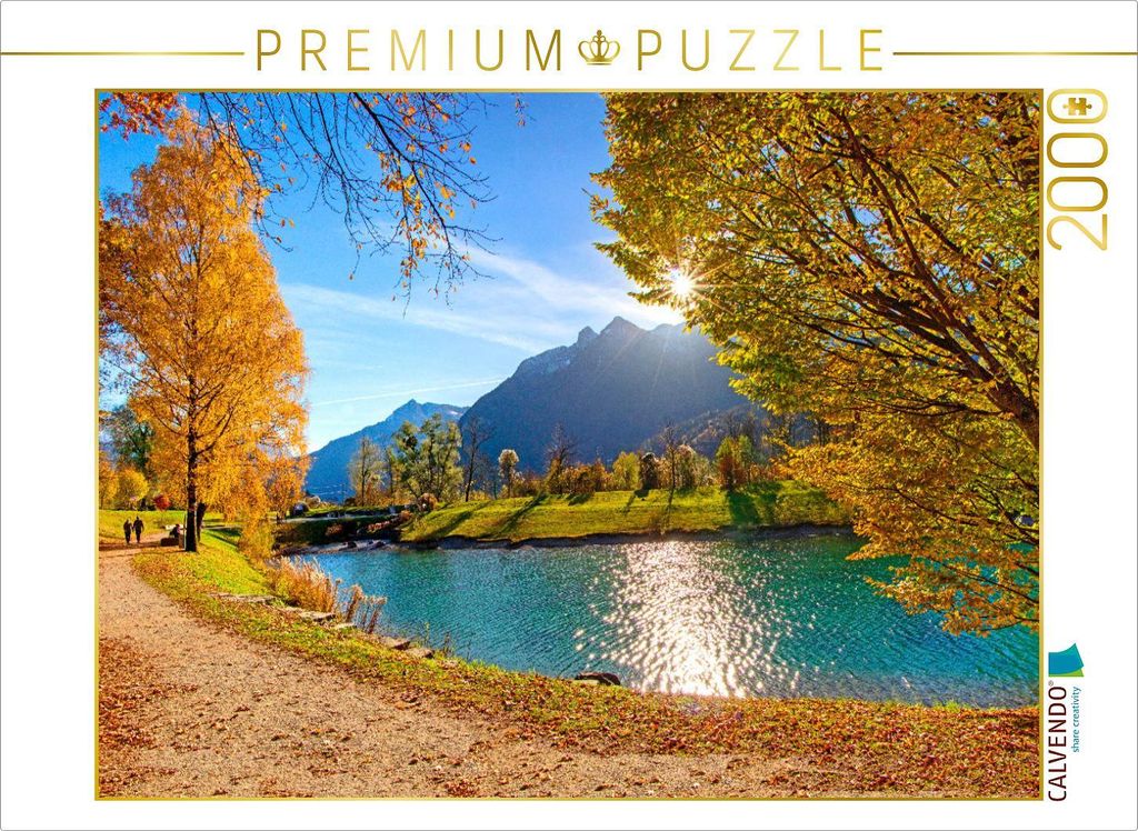 CALVENDO Puzzle Herzliche Grüße aus Kuchl | 2000 Teile Lege-Größe 90x67cm Foto-Puzzle für glückliche Stunden