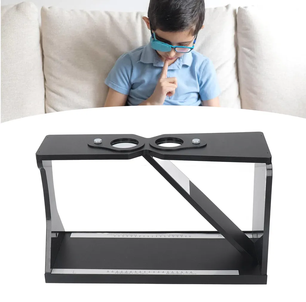 Stéréoscope professionnel réglable avec double colonne noir robuste - 12
