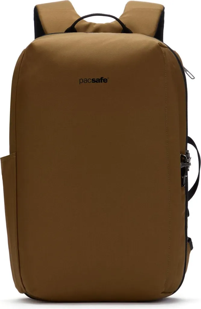 Zaino Pacsafe Metrosafe X 18L Marrone - Zaino Laptop 16 Antifurto