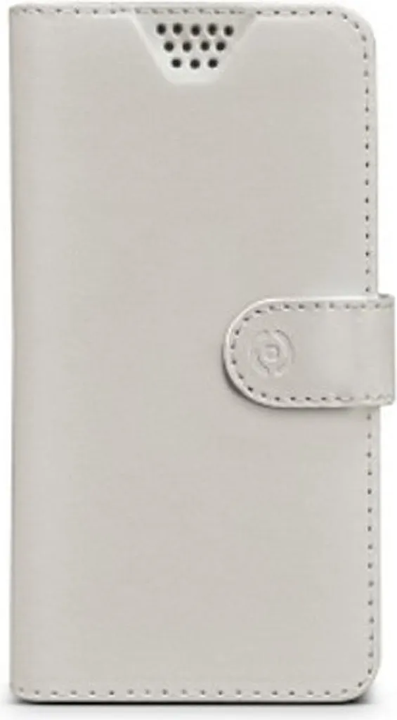 Housse universelle blanche Celly Wallyunilwh portefeuille pour mobile