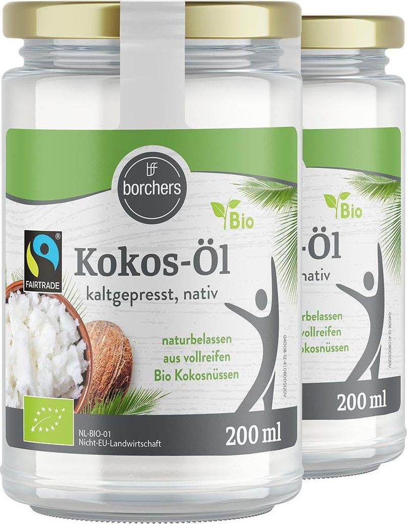 BORCHERS  Fairtrade Kokosöl (2x200ml) Produktbild 