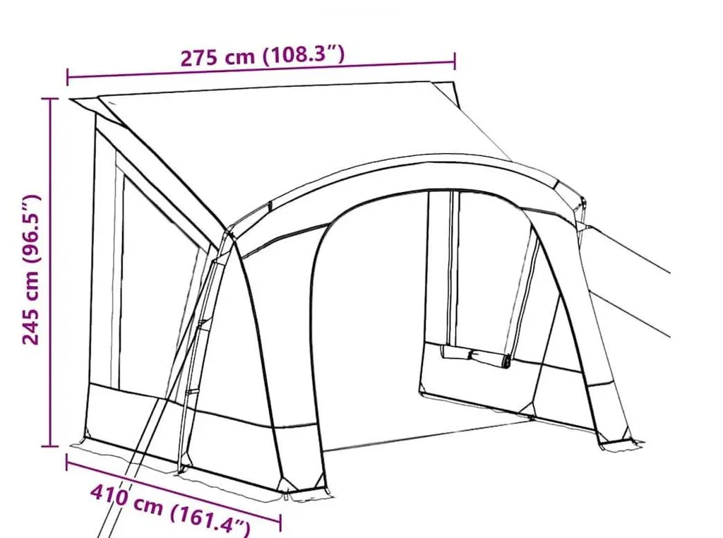 Tente Night Cat Imperméable 5 Personnes avec Ventilation Optimisée