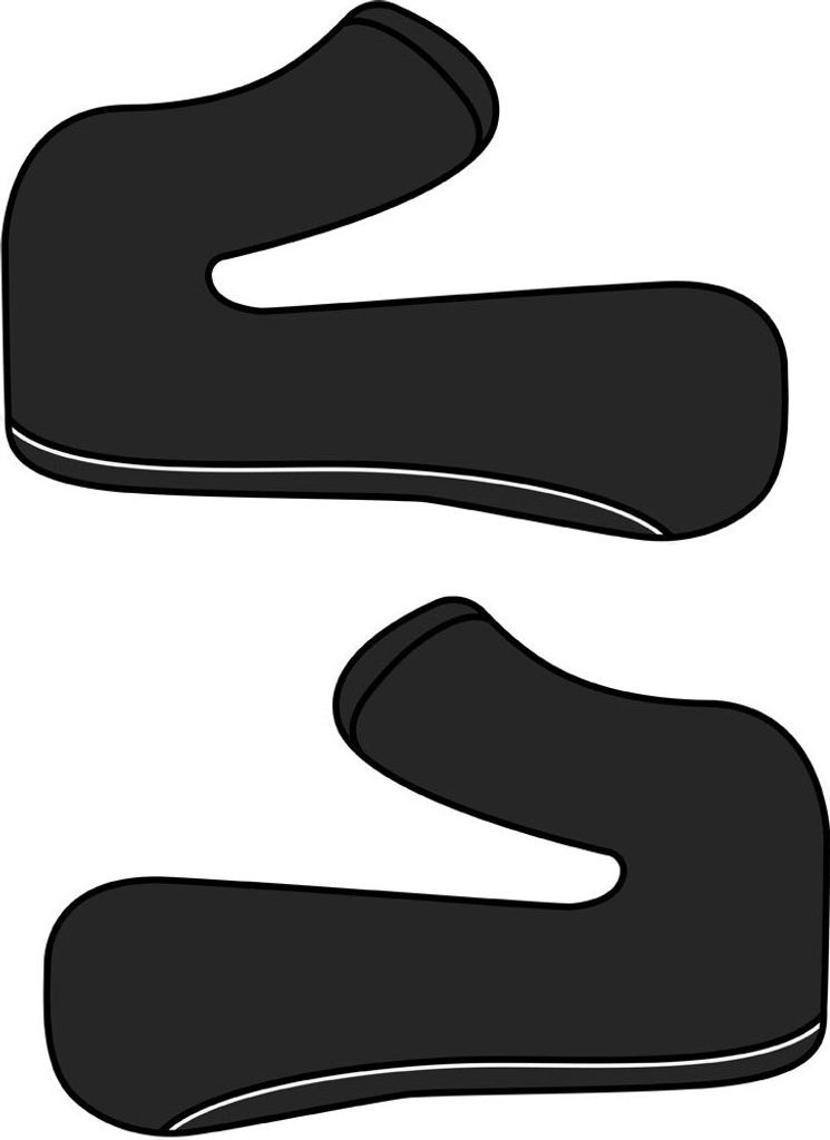 Interne Wangenpolster für den Airoh H.20 Helm in Größe XS