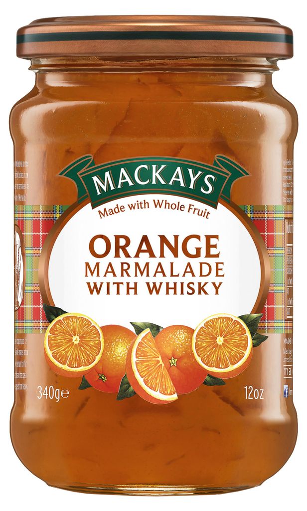 MACKAYS Orangenmarmelade mit Whisky, 340g Produktbild 