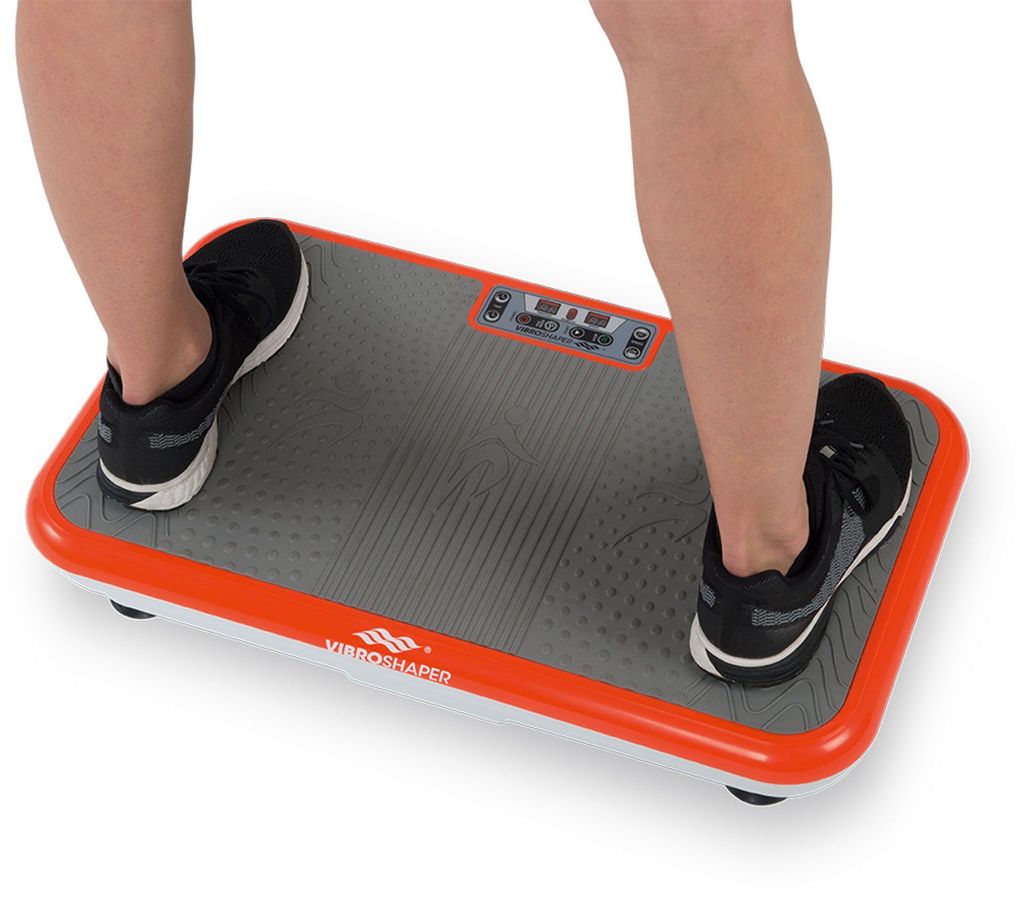 Vibrationsplatte Ganzkörper Trainingsgerät Fitness Platte mit Fitnessbändern 