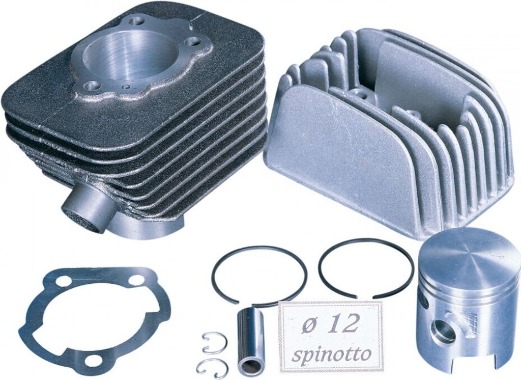 Zylinderkit Polini Grauguss Sport 63ccm 12mm Kolbenbolzen für Piaggio Ciao
