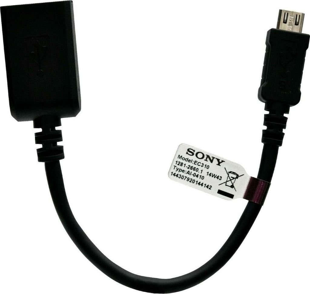 Sony Micro-USB Adapterkabel EC310 Adapter USB Micro USB Produktbild 