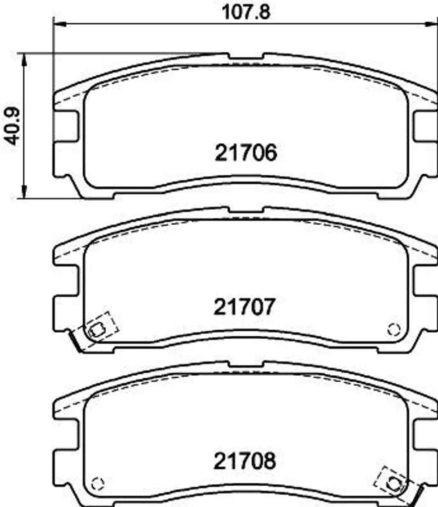 Plaquettes de frein HELLA OE 4605A237 : Haute Résistance et Silence