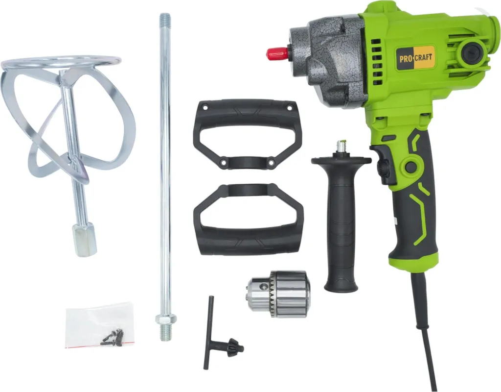 Perceuse-mélangeuse Procraft PS1750 1200W : Finis les Mélanges Difficiles