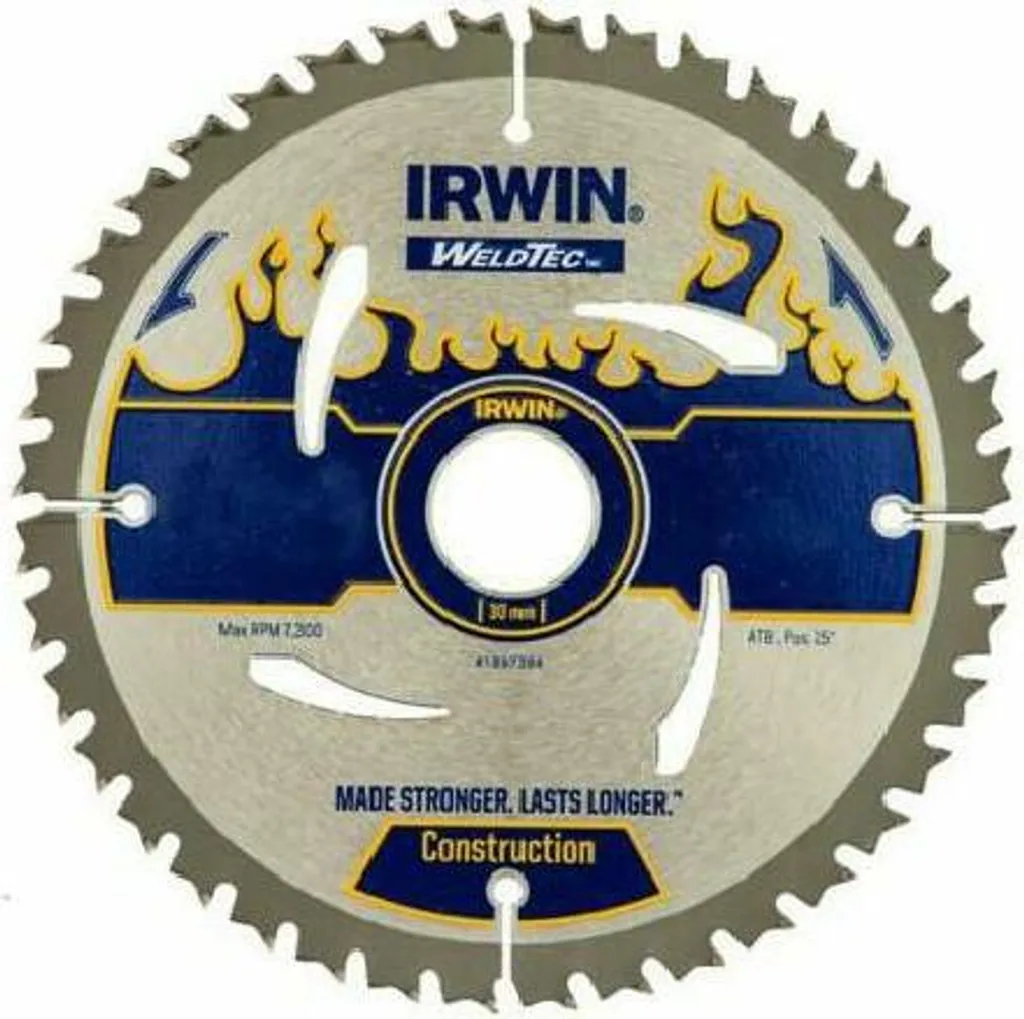 Lame Scie Circulaire Irwin 165mm 24Z : Finies les Surchauffes de Coupe