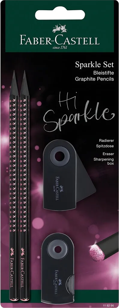 Set Regalo Faber-Castell Sparkle Midnight Rose | Matite e Accessori