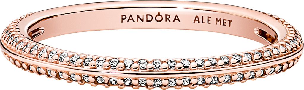 Pave Ring 189679C01 Stackable 14k 