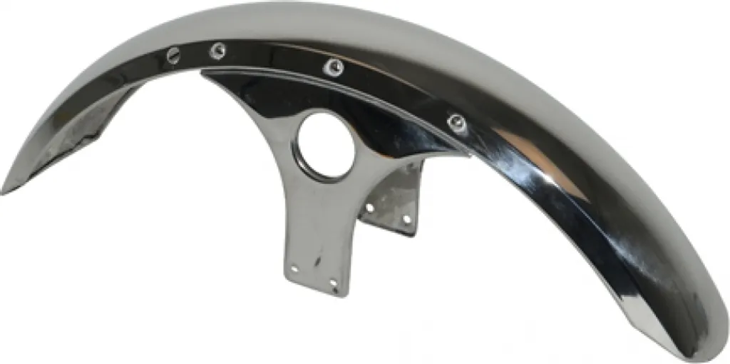 Garde-boue avant Zündapp 529 inox poli miroir anti-corrosion durable
