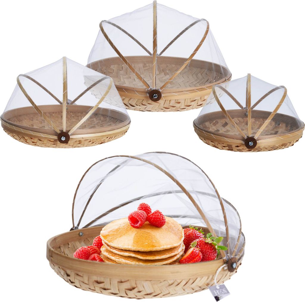 Zestaw 3 cosuri acoperire alimente Home&Styling Collection, Zdjęcie produktu 