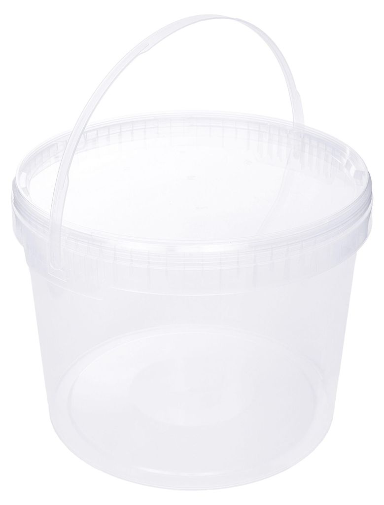 Wiadro BenBow z pokrywką 5L x1 Przezroczyste - bezpieczne Zdjęcie produktu 