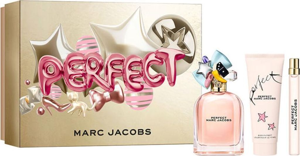 Marc Jacobs Perfect EDP 100 ml + EDP MINI 10 ml + BL 75 ml Produktbild 