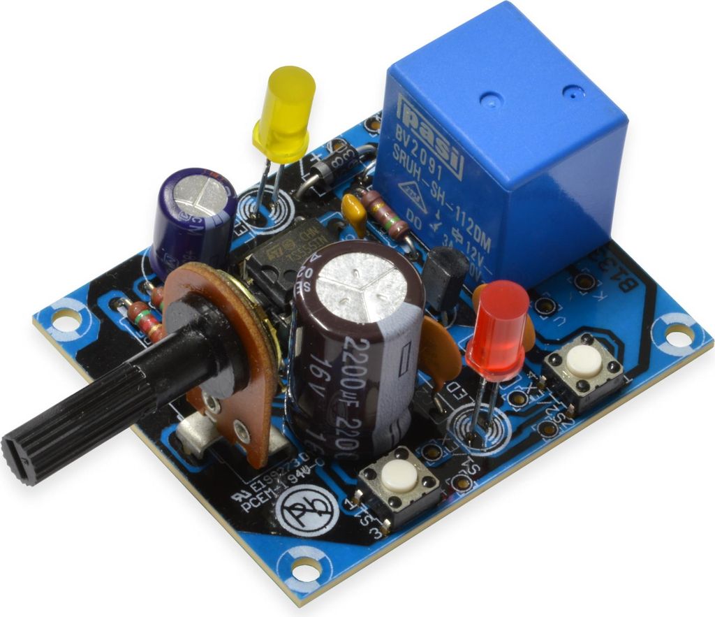 Präzisions Timer Zeitrelais Zeitschalter 12V Kemo B133 Elektronischer Bausatz