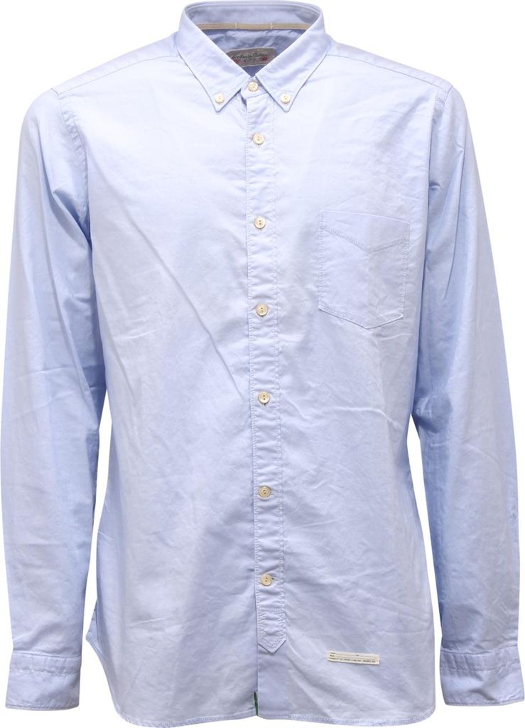 9877AQ camicia uomo TINTORIA MATTEI man shirt blue