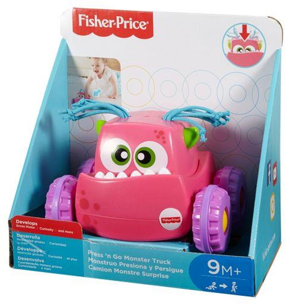 MATTEL DRG14 FISHER-PRICE Auf geht ́s Monster Truck (pink)