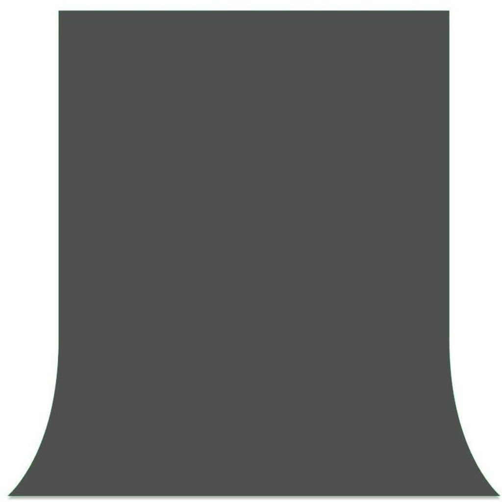 Wowstar Fotohintergrund Grau, 100 % Polyester, faltbarer Hintergrundstoff mit 4 Hintergrundclips für Foto- und Videostudios